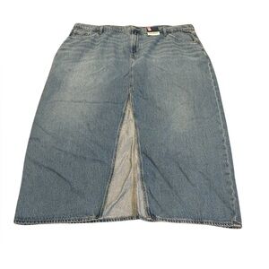 NWT OLD NAVY Womens Front Slit Denim Skirt Plus Size 22